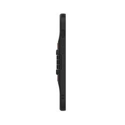 Samsung Galaxy M30 / A40S Støtsikker akryl / TPU gjennomsiktig / svart deksel
